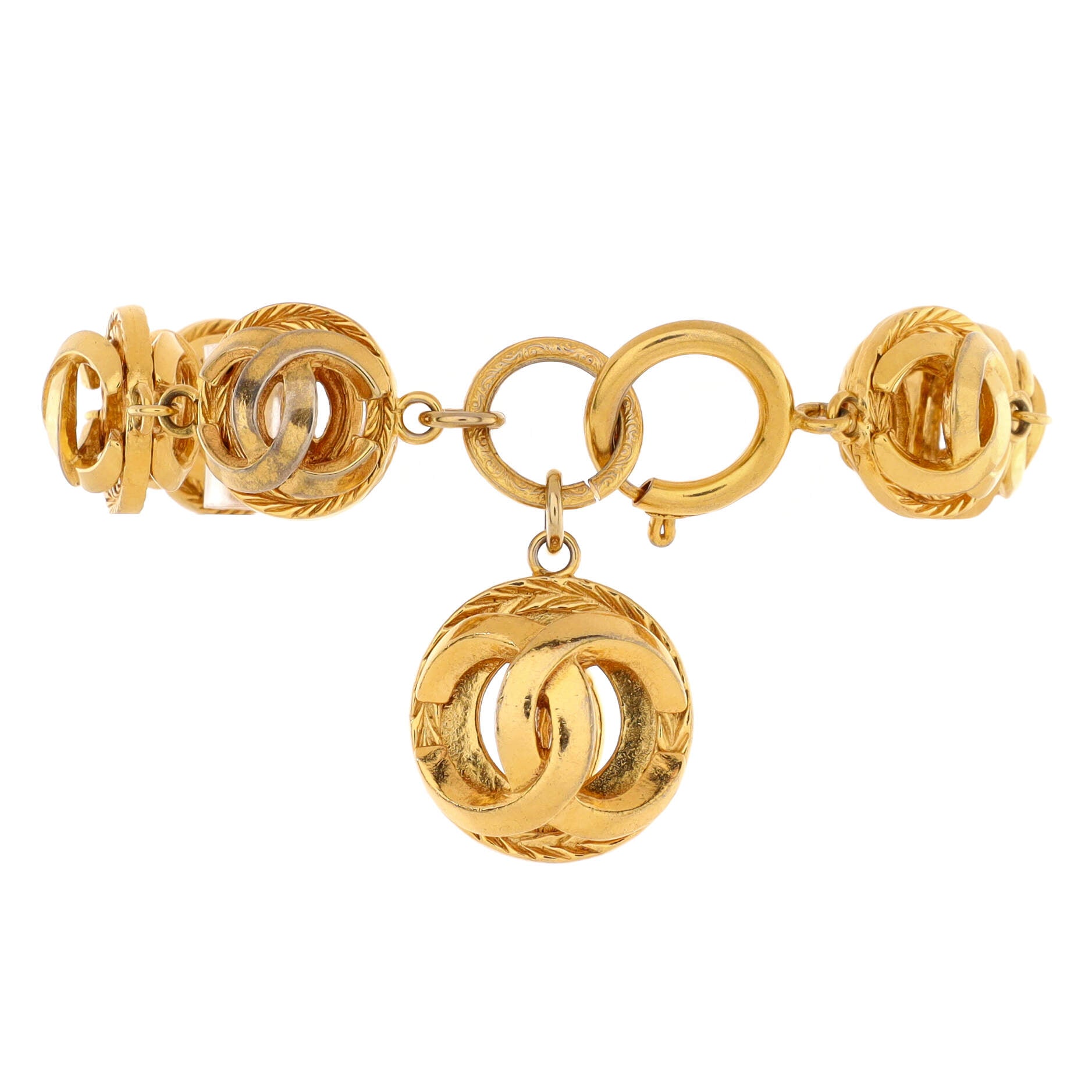 CC Cutout Round Bracelet Metal