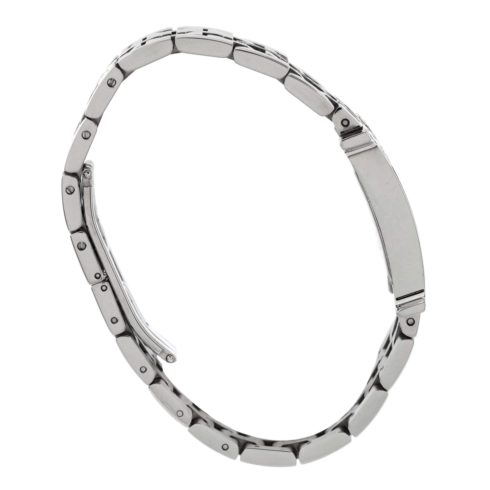 Heure H Quartz Watch Stainless Steel with Diamond Bezel and Bracelet 21