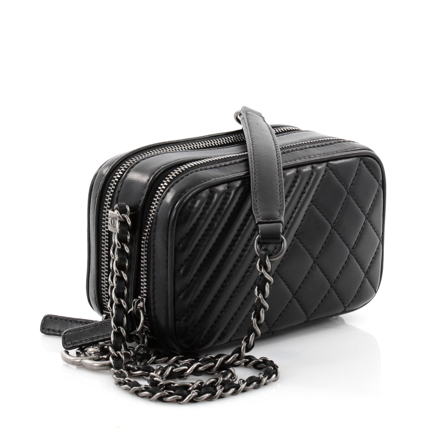 Coco Boy Camera Bag Quilted Leather Mini