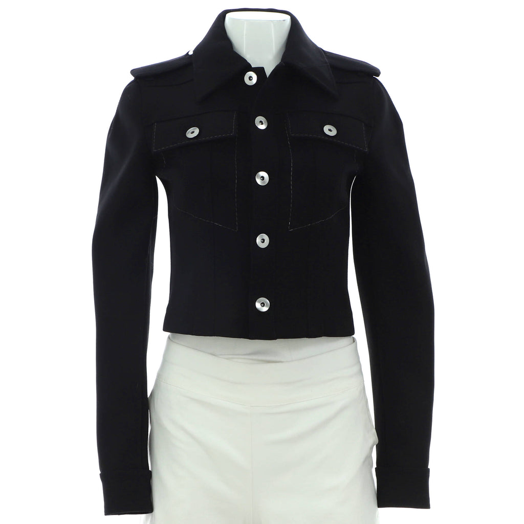 Women's Cavalry Button Up Jacket Wool Blend
