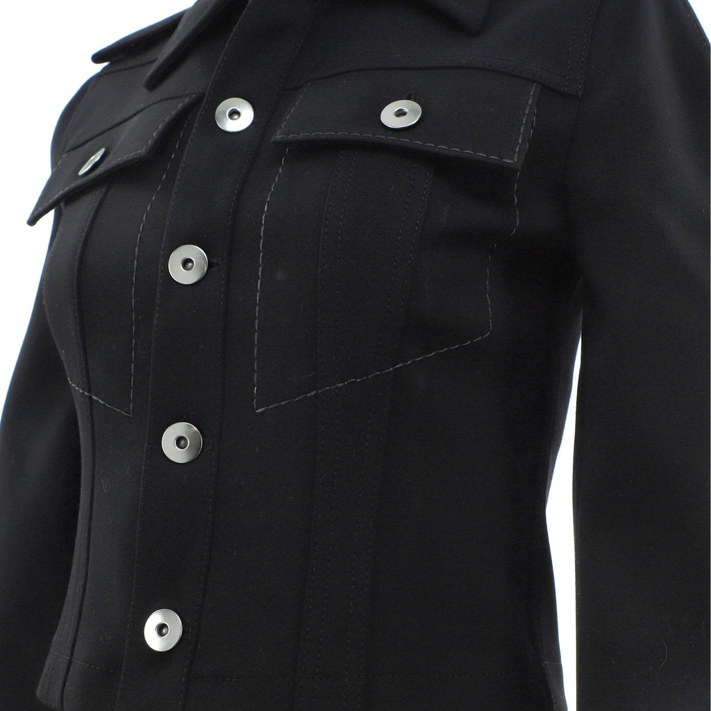 Women's Cavalry Button Up Jacket Wool Blend
