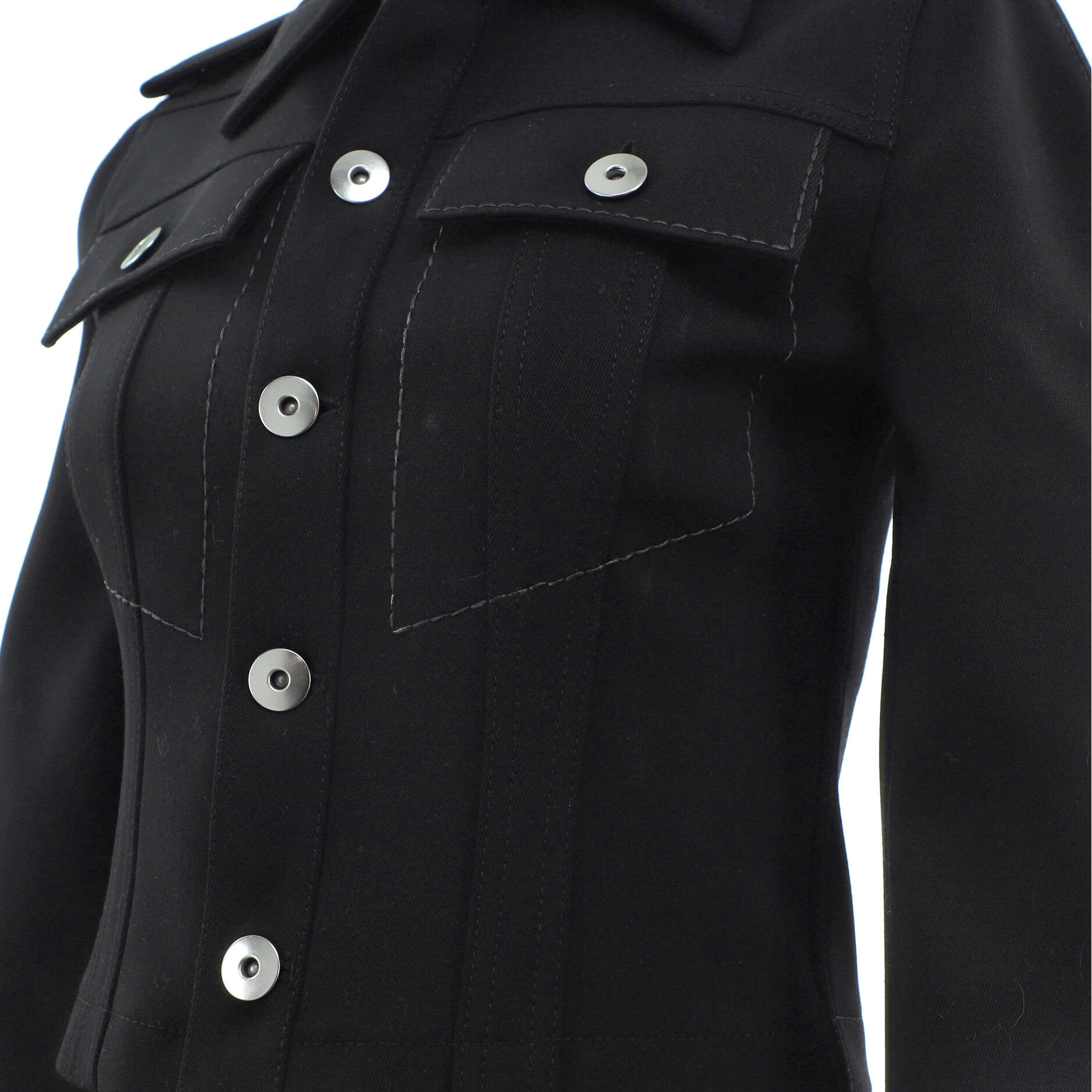 Women's Cavalry Button Up Jacket Wool Blend