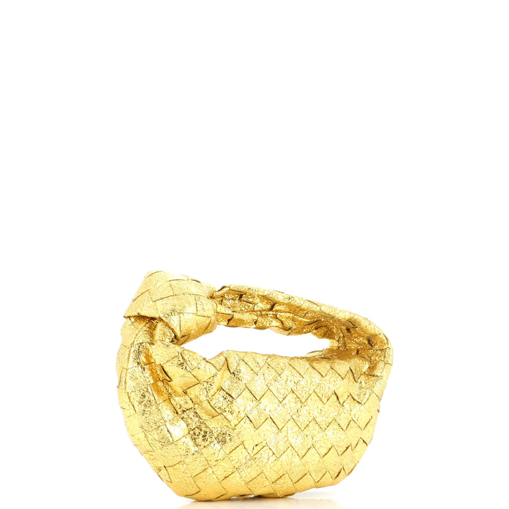 BV Jodie Hobo Metallic Intrecciato Nappa Mini