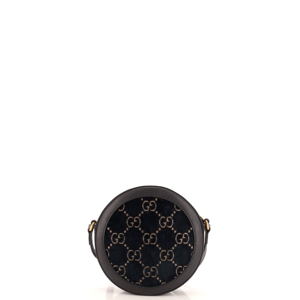 Ophidia Round Shoulder Bag GG Velvet Mini