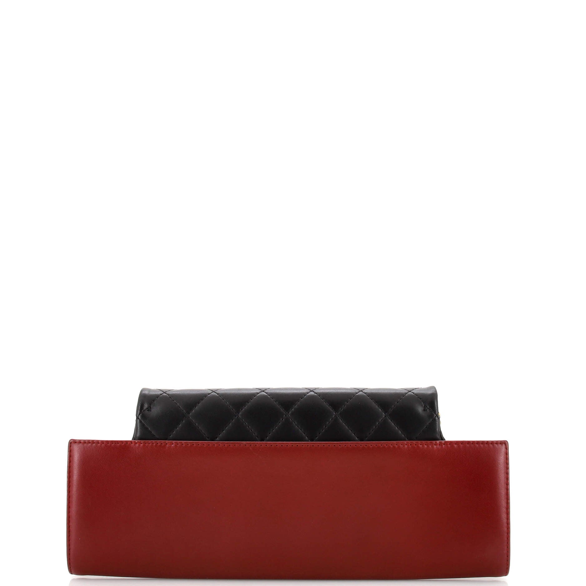 Brasserie Gabrielle Menu Flap Clutch Quilted Calfskin