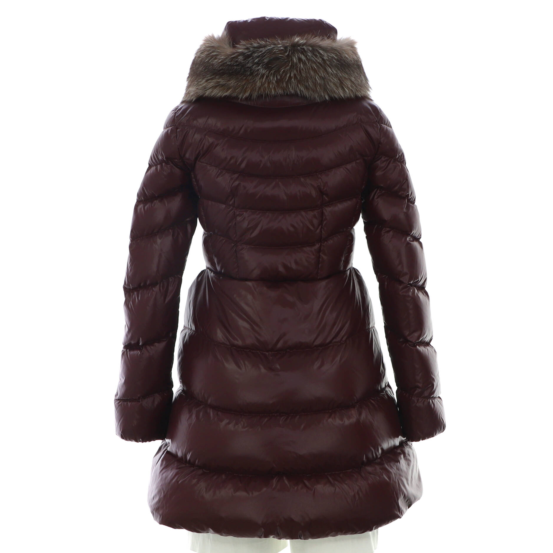 Women's Mirielon Puffer Jacket Quilted Polyamide with Down and Fur