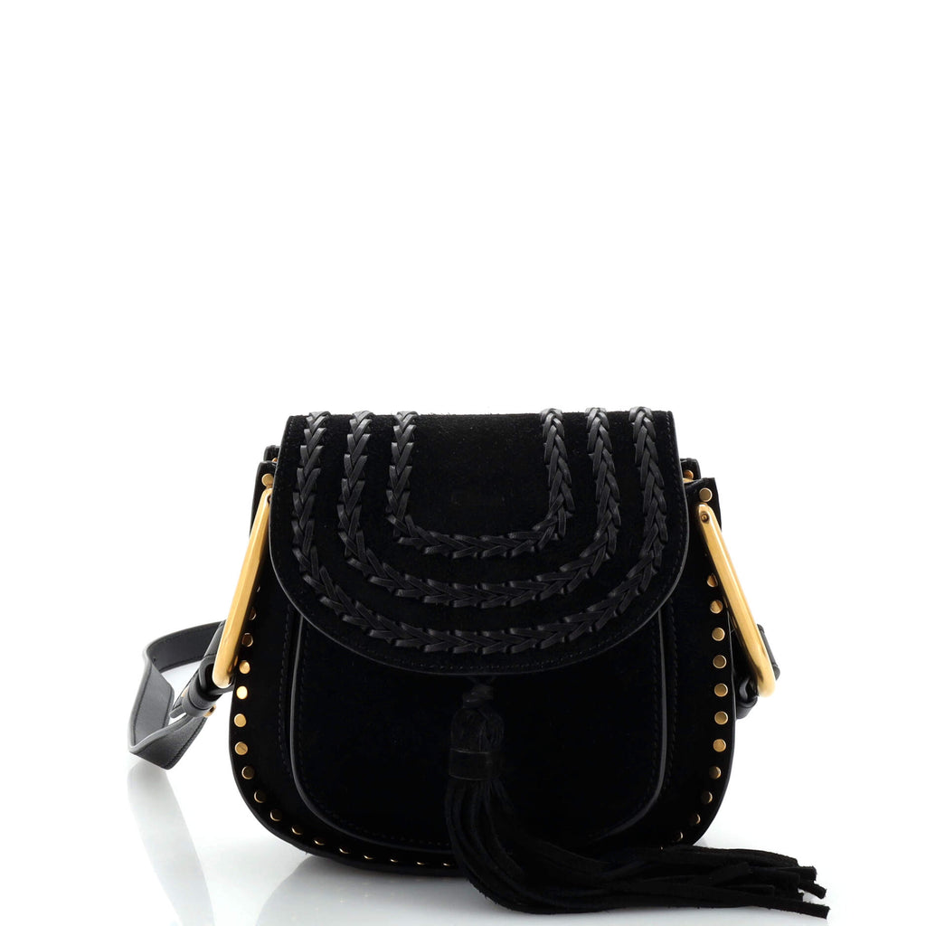Hudson Handbag Whipstitch Suede Mini