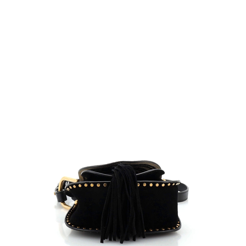 Hudson Handbag Whipstitch Suede Mini