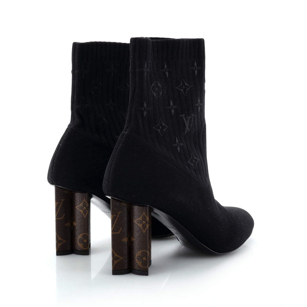 Women's Silhouette Ankle Boots Stretch Fabric