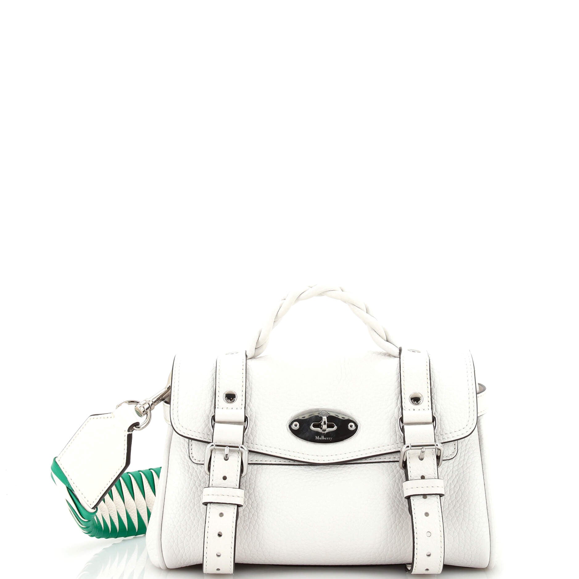 Alexa Satchel NM Grainy Leather Mini