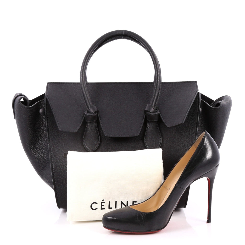 Tie Knot Tote Grainy Leather Mini