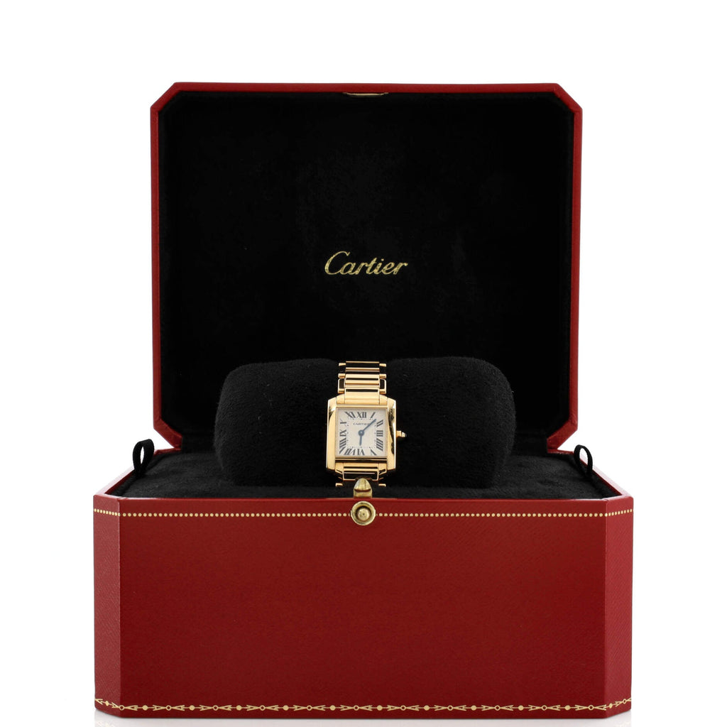 Tank Francaise Quartz Watch Yellow Gold 20