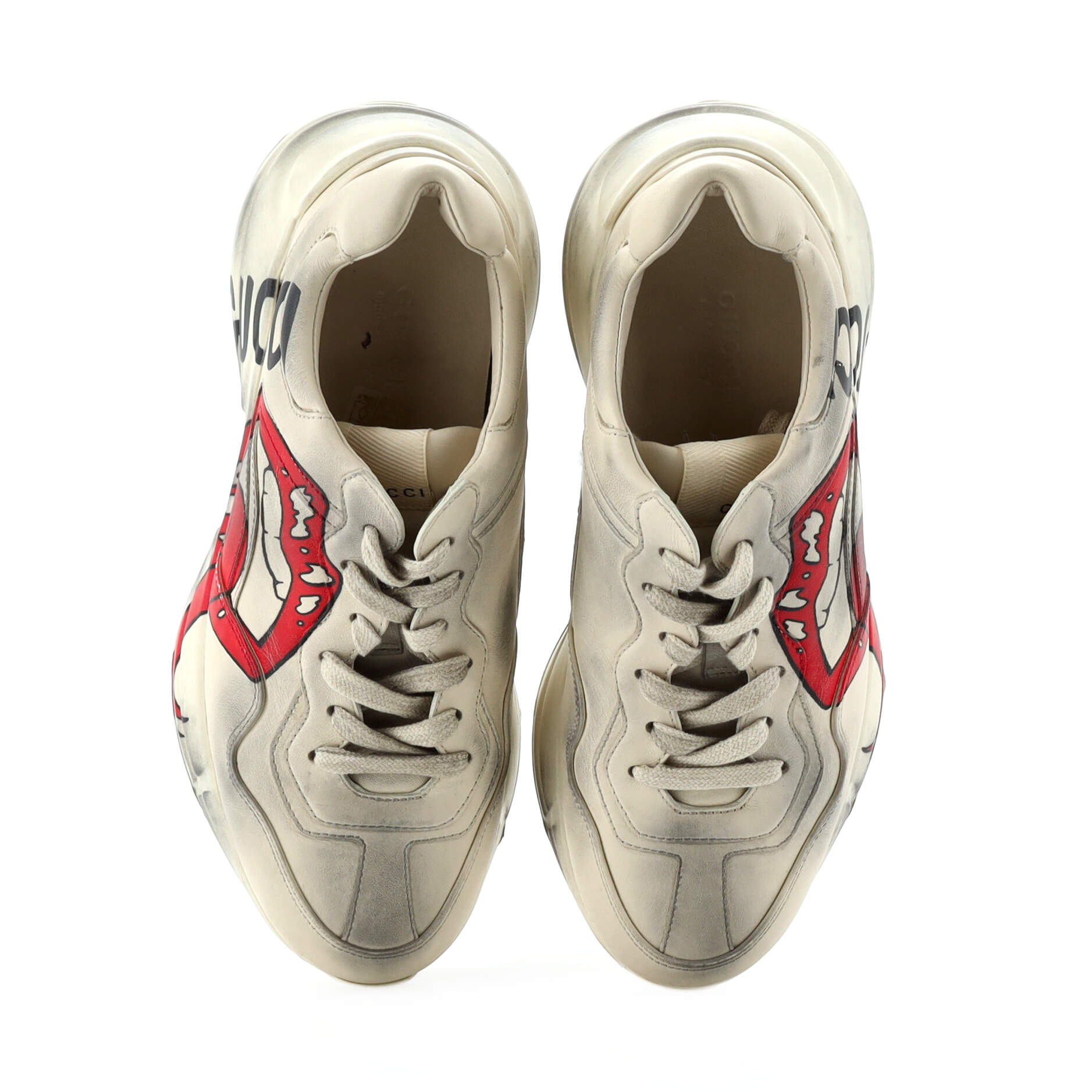 Rhyton Sneakers Jumbo GG Coated Canvas
