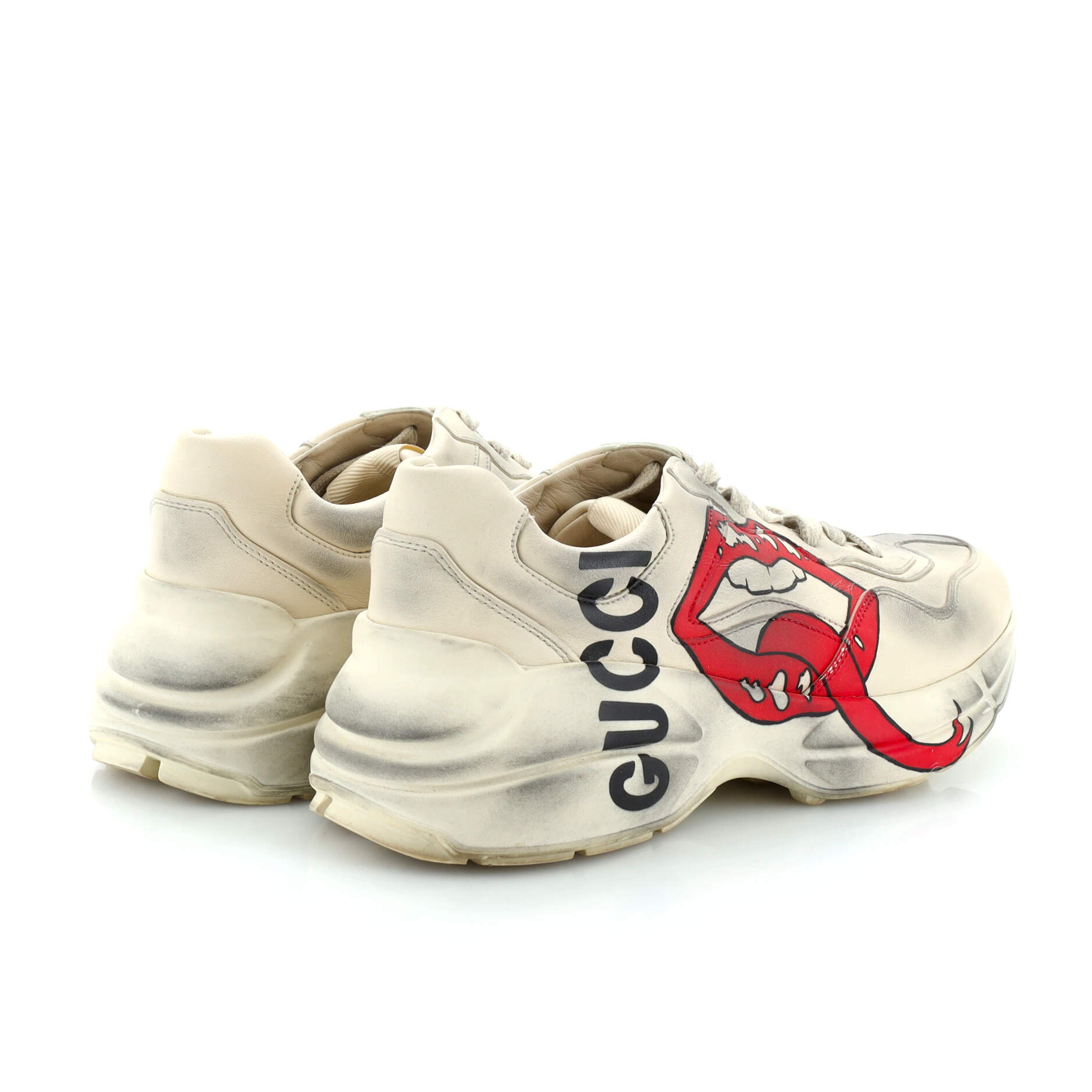 Rhyton Sneakers Jumbo GG Coated Canvas
