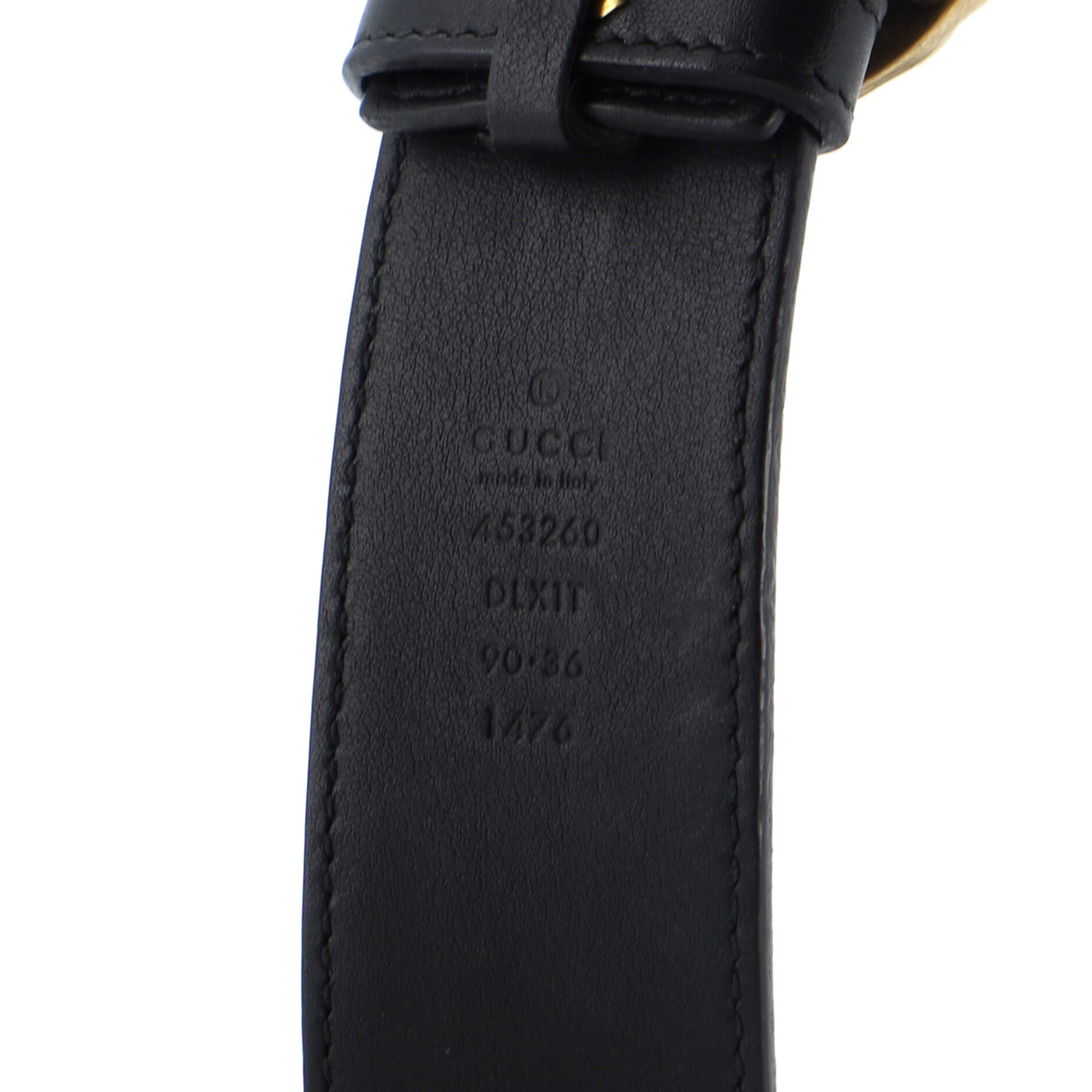 Pearly GG Marmont Belt Leather Wide 90