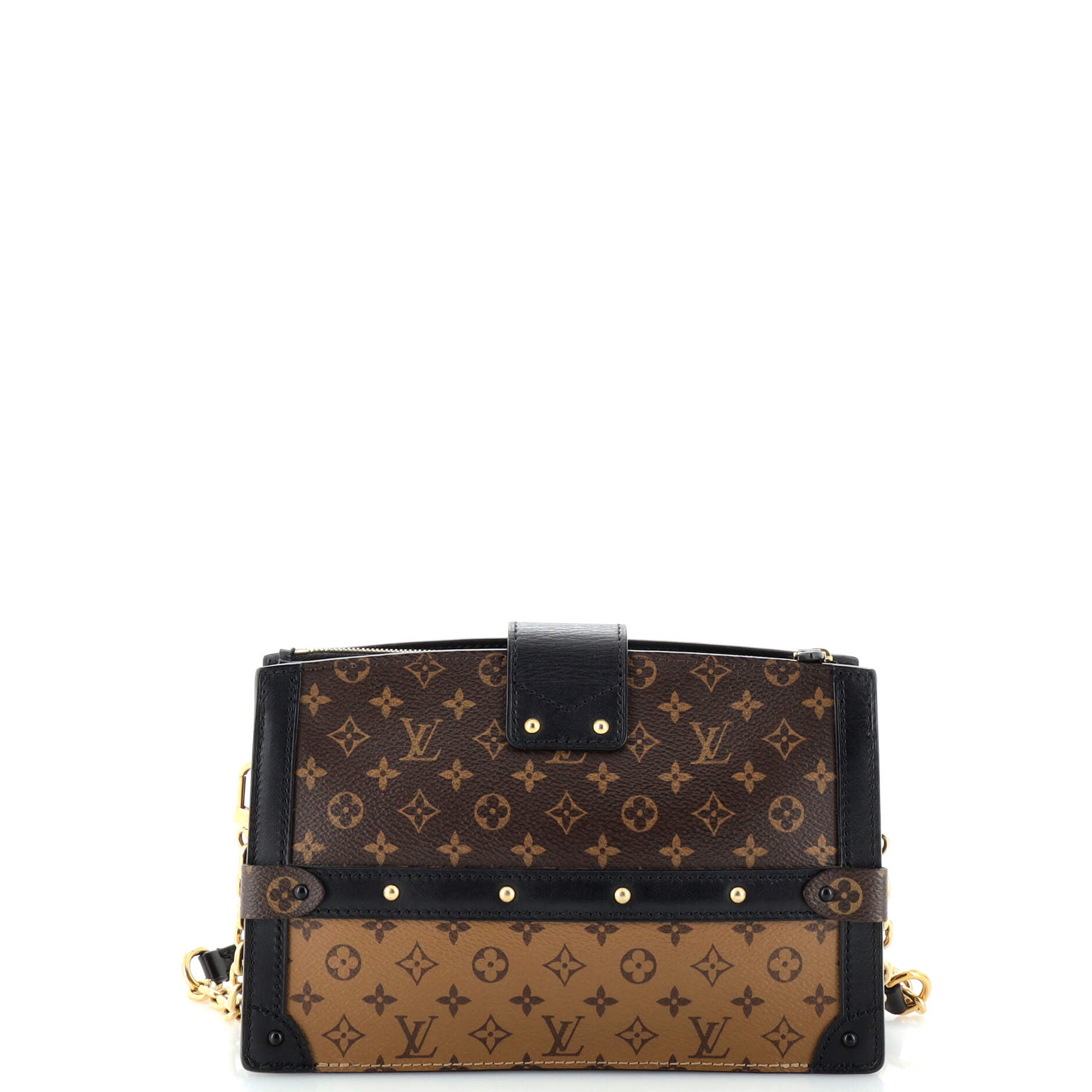 Louis Vuitton Trunk Clutch Reverse Monogram Canvas