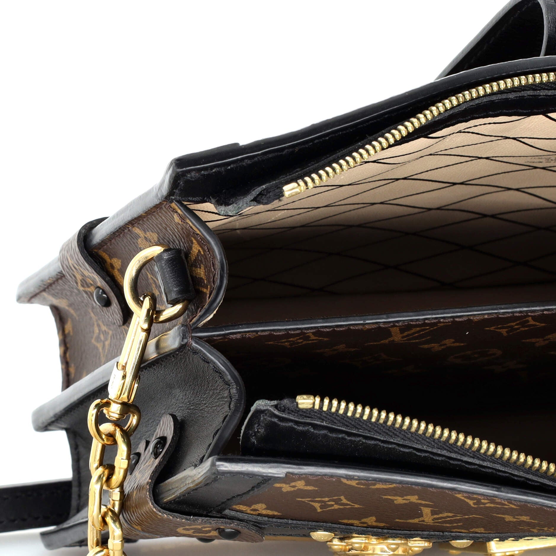 Louis Vuitton Trunk Clutch Reverse Monogram Canvas