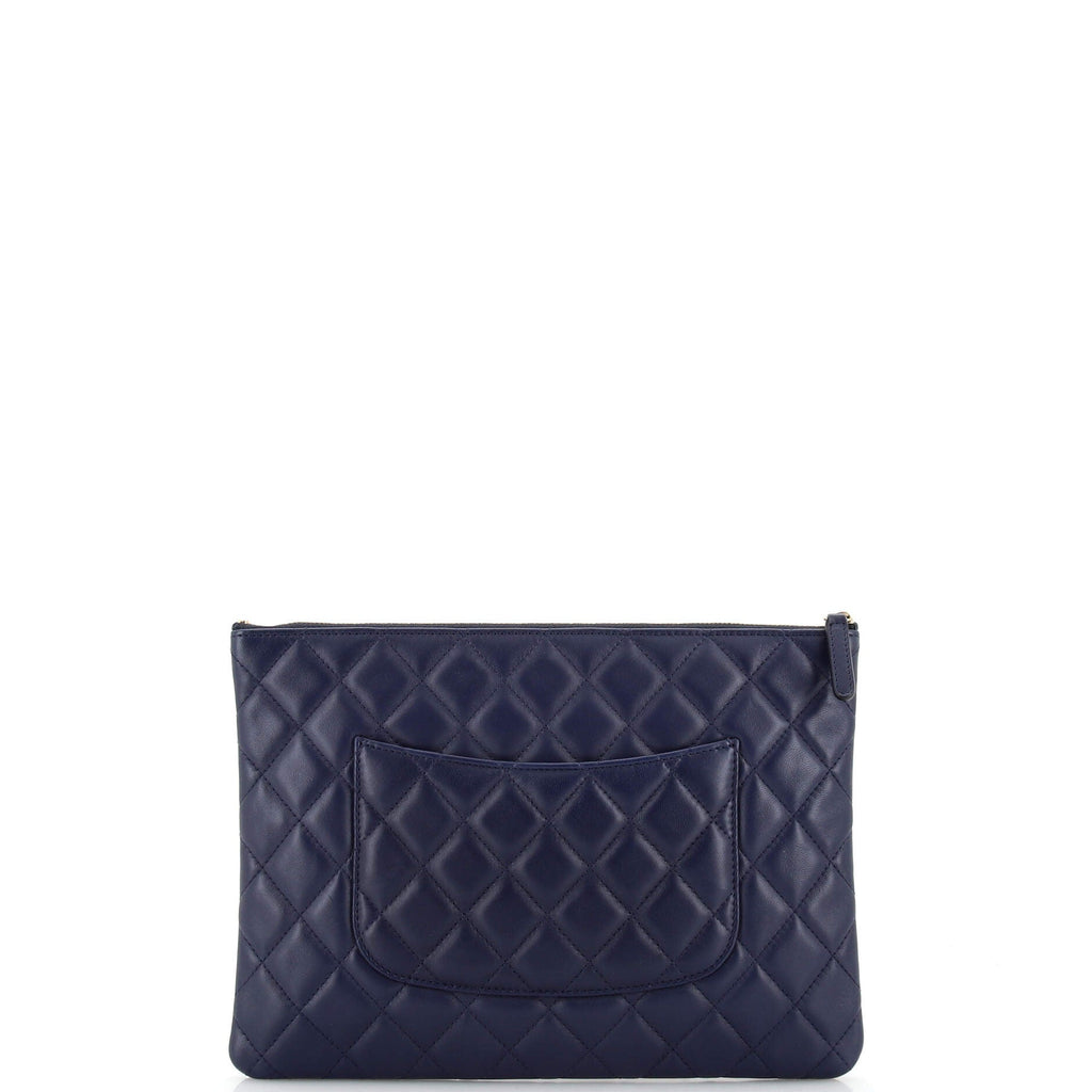 O Case Clutch Quilted Lambskin Medium