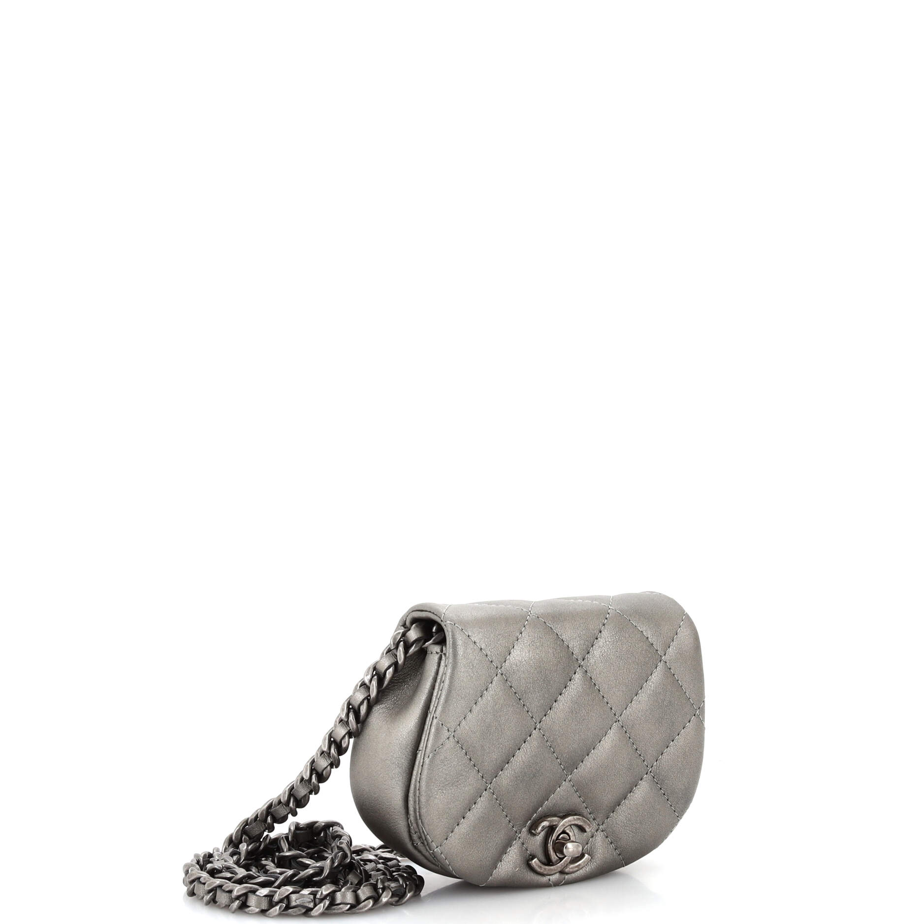 Coco Mail Clutch with Chain Quilted Calfskin Mini