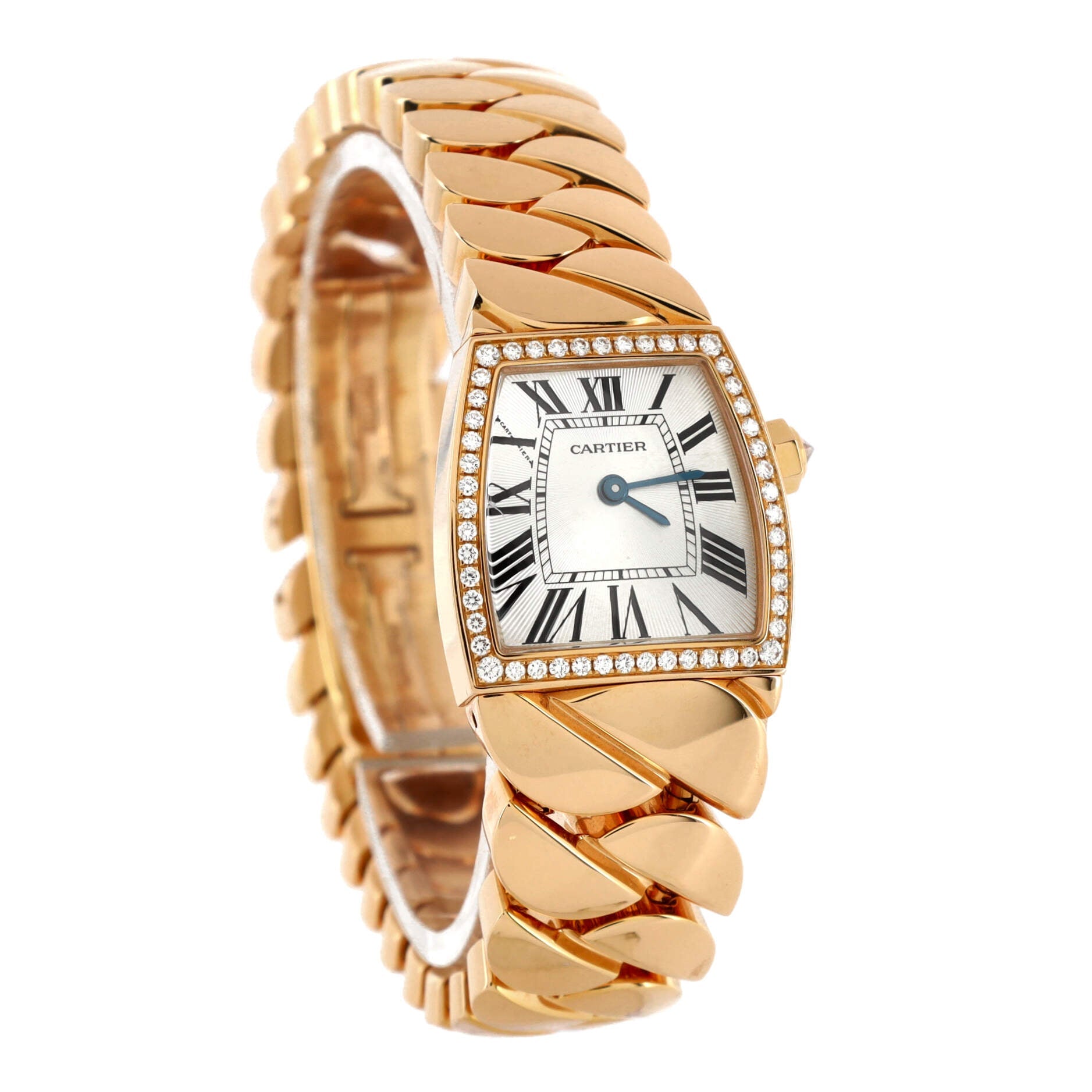 La Dona de Cartier Quartz Watch Rose Gold with Diamond Bezel 22