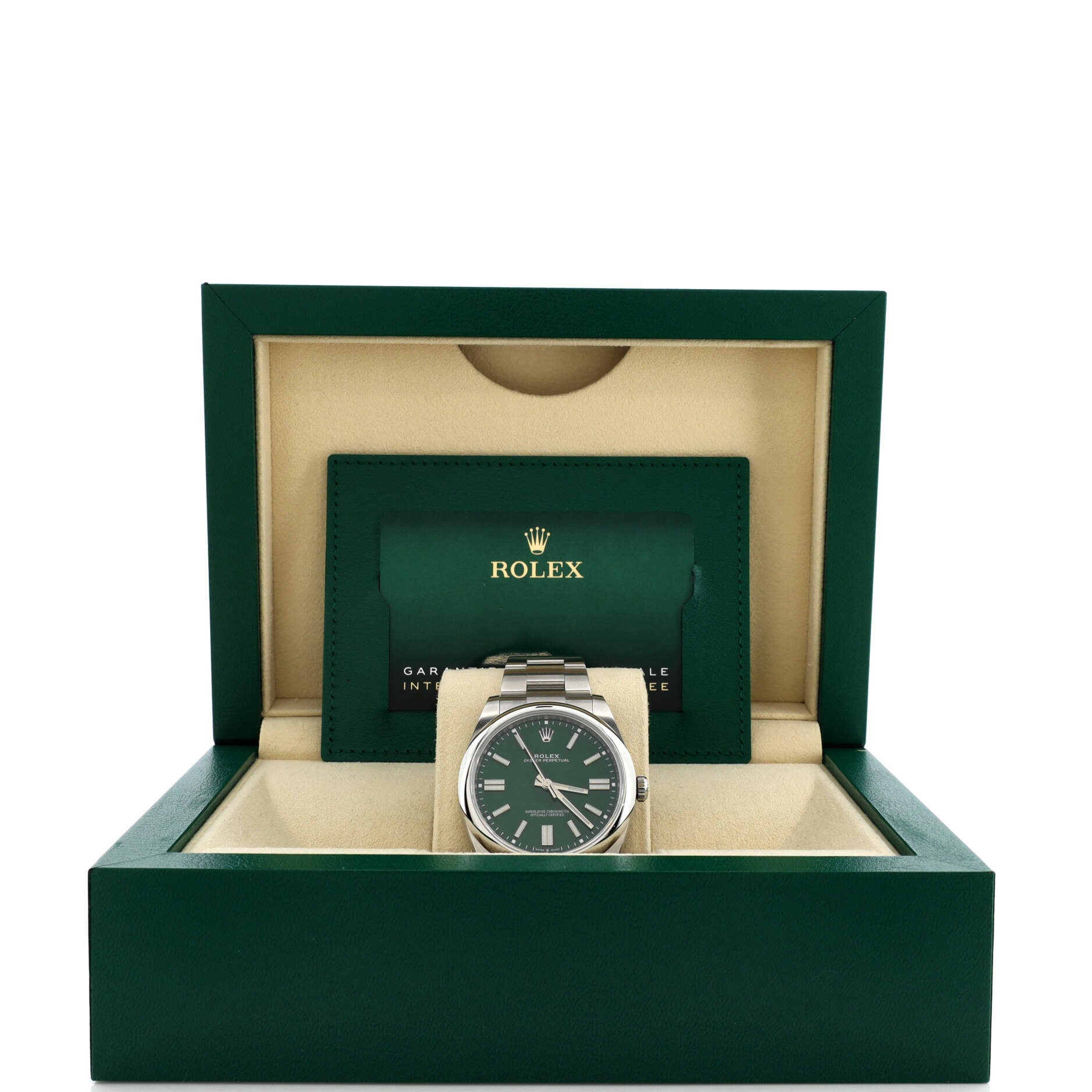 Oyster Perpetual Datejust Mint Green Automatic Watch Stainless Steel 41