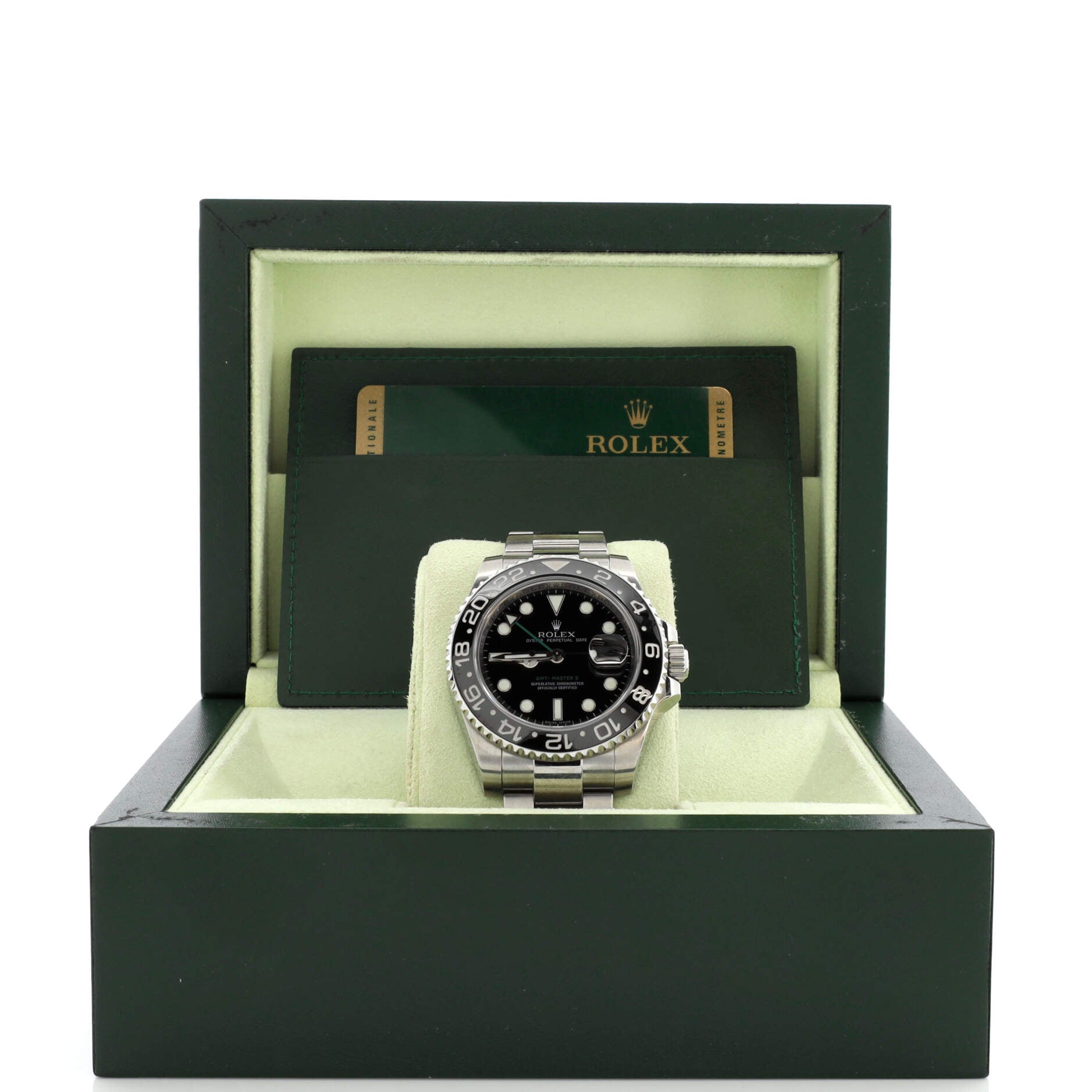 Oyster Perpetual Date GMT-Master II Automatic Watch Stainless Steel and Cerachrom 40