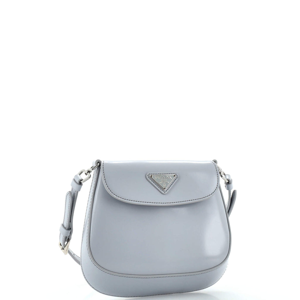 Cleo Flap Shoulder Bag Spazzolato Leather Mini