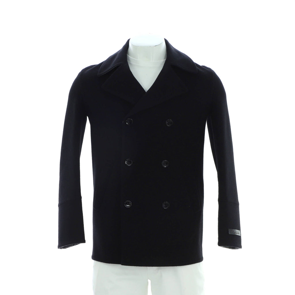 Men's Double Breasted Coat Wool