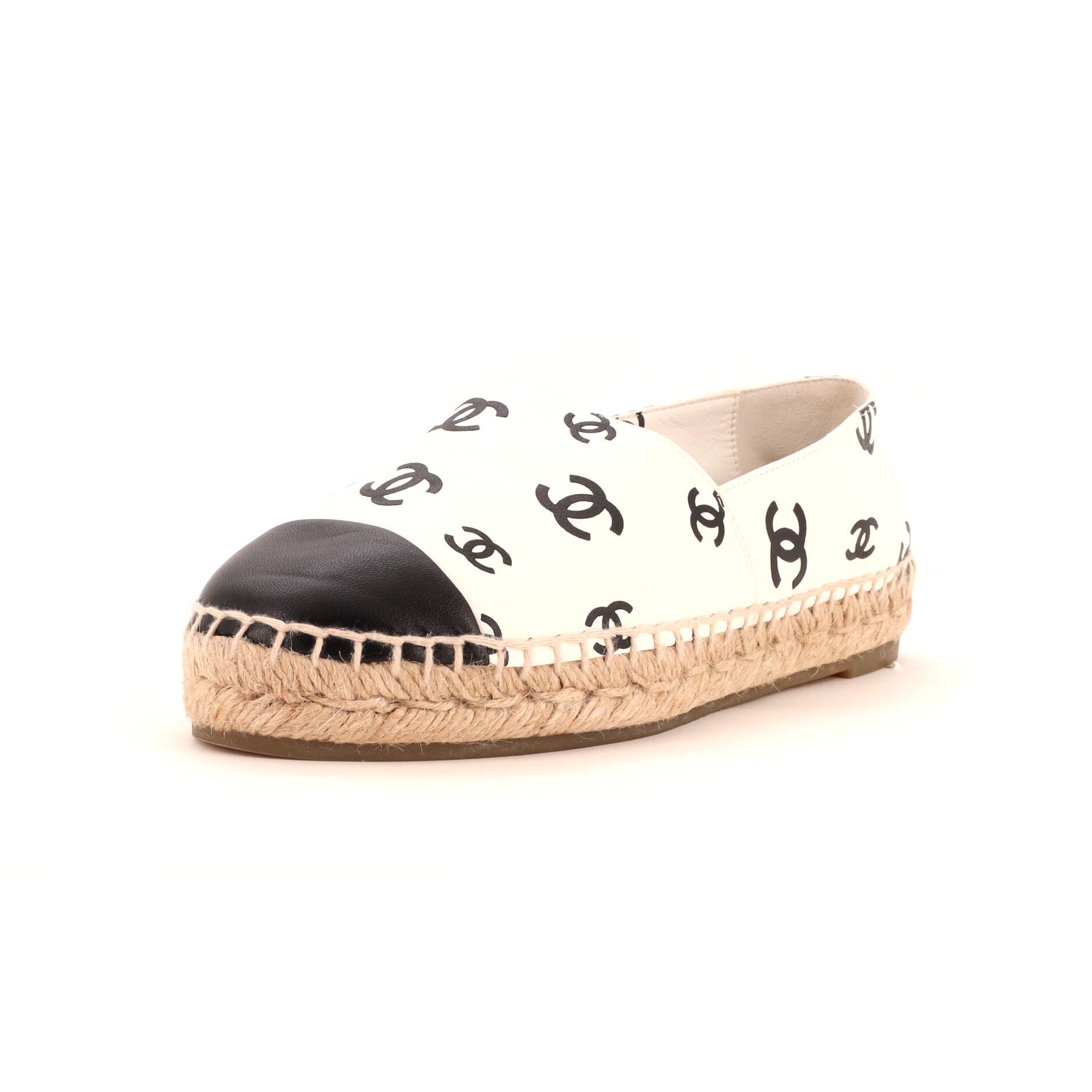 Women's All Over CC Cap Toe Espadrilles Printed Leather