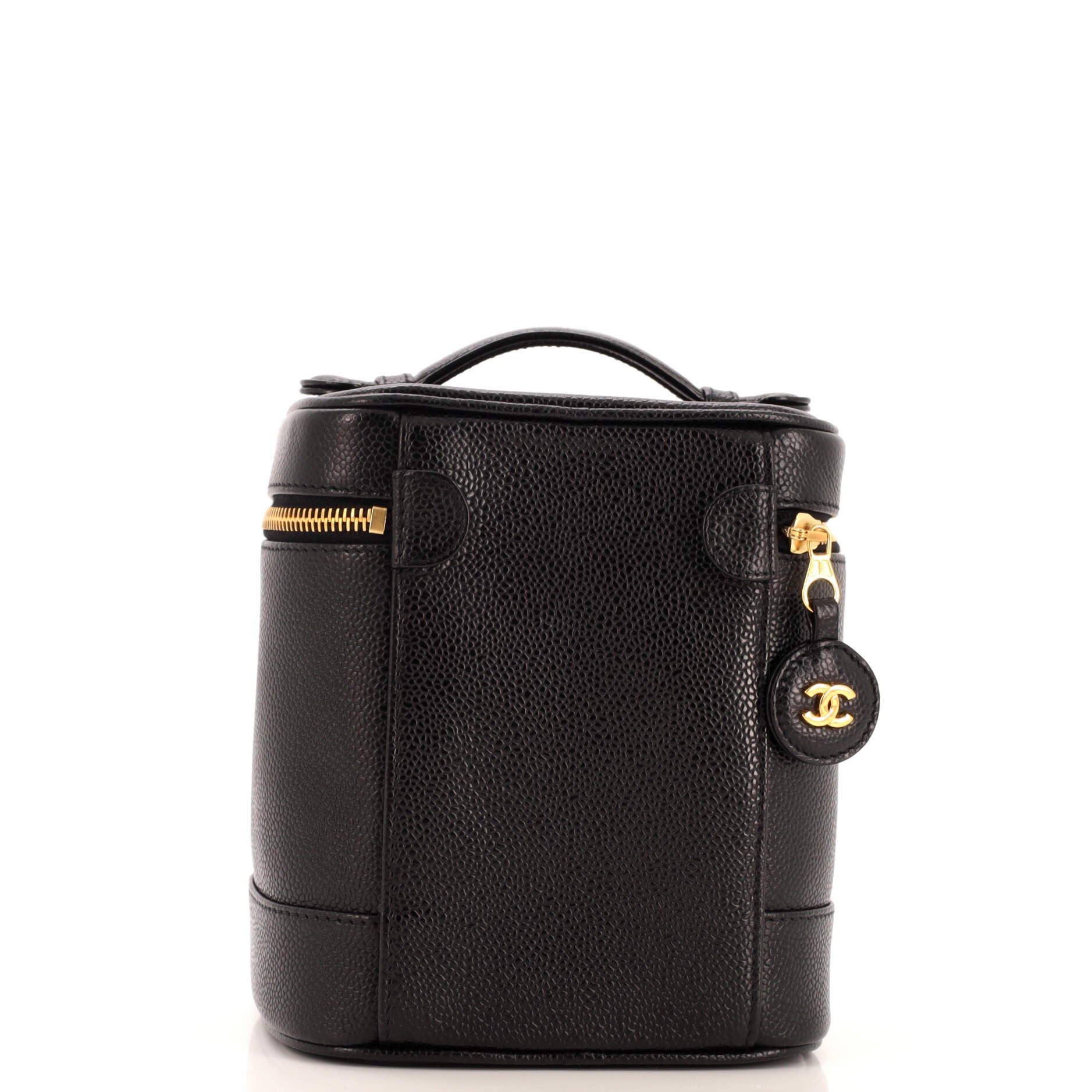 Vintage Timeless Cosmetic Case Caviar Tall