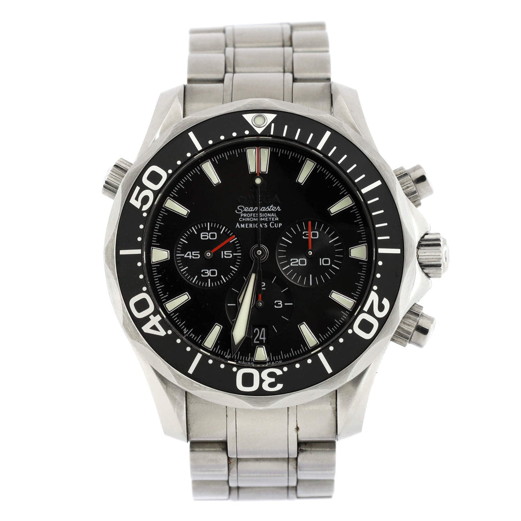 Seamaster 300M America's Cup Chronometer Chronograph Automatic Watch Stainless Steel 42