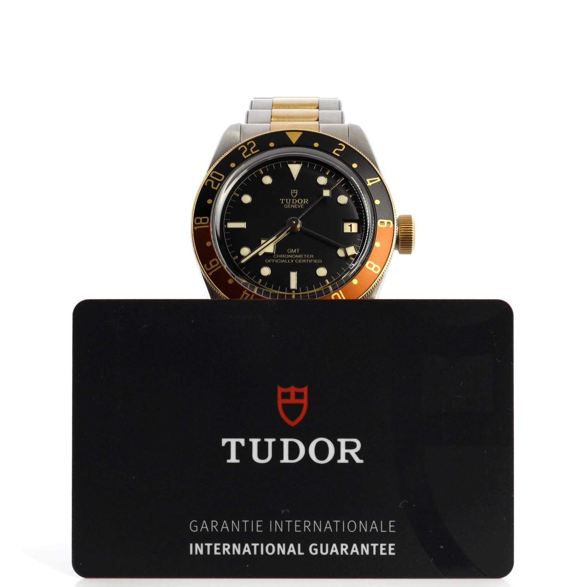 Heritage Black Bay GMT Automatic Watch Stainless Steel and Yellow Gold 41