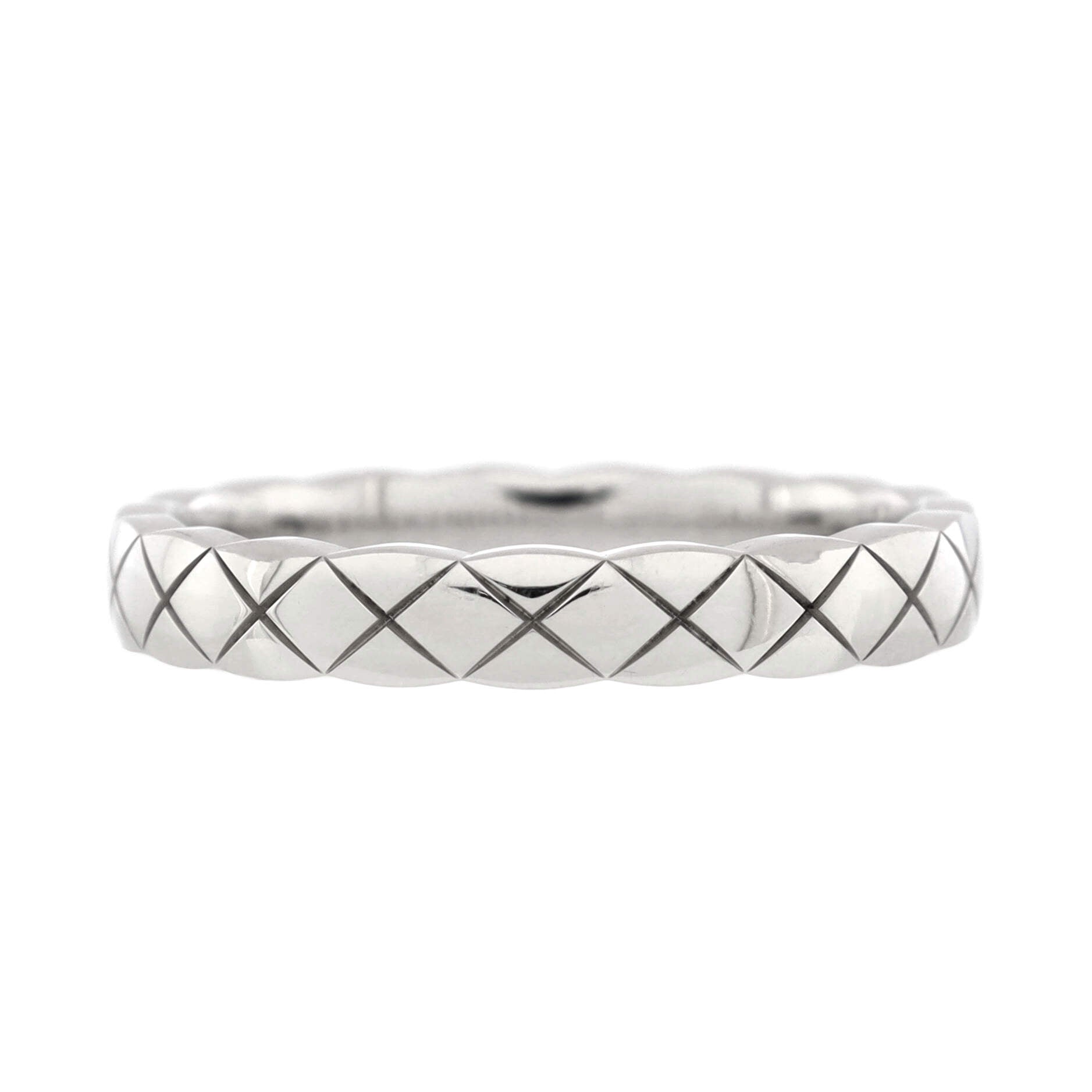 Coco Crush Ring 18K White Gold Mini