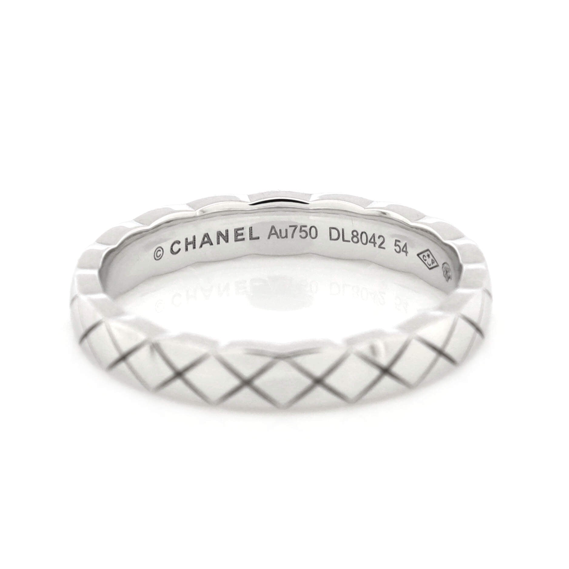 Coco Crush Ring 18K White Gold Mini