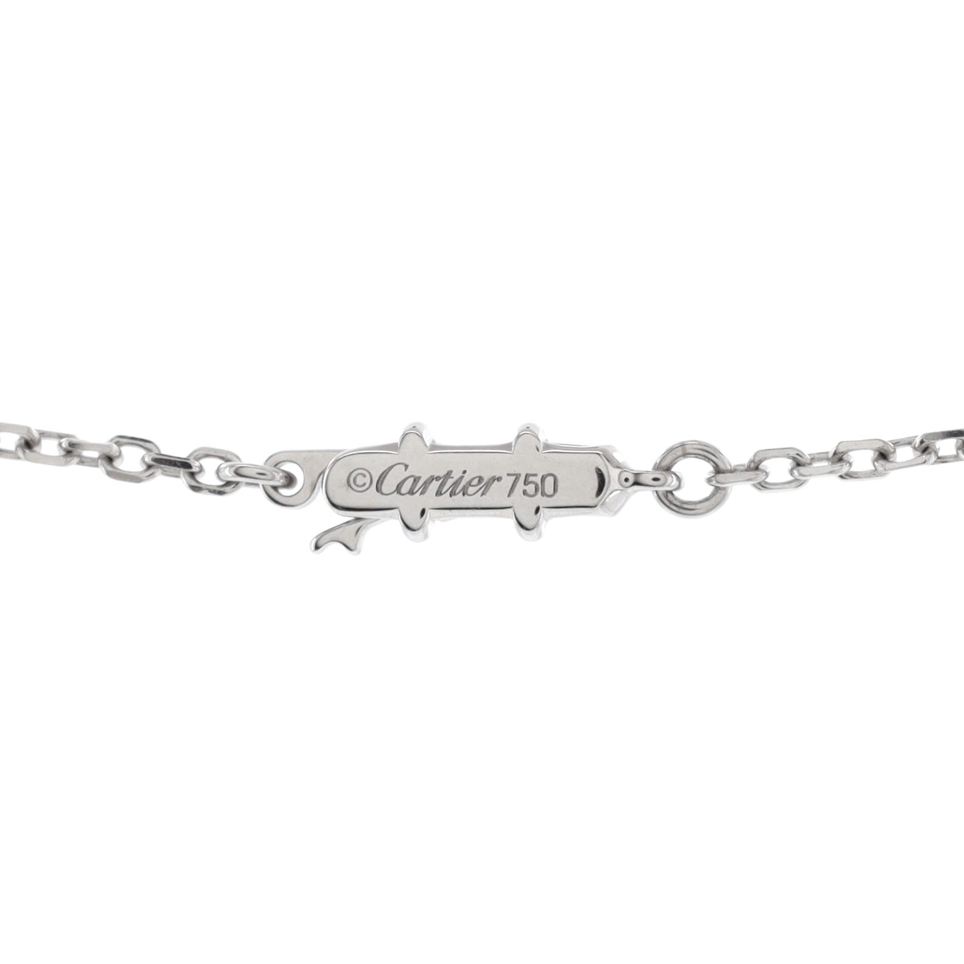 Mandala Openwork Pendant Necklace 18K White Gold with Diamonds