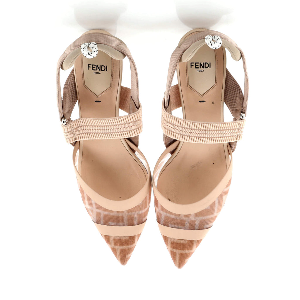Women's Colibri Slingback Pumps Zucca Mesh