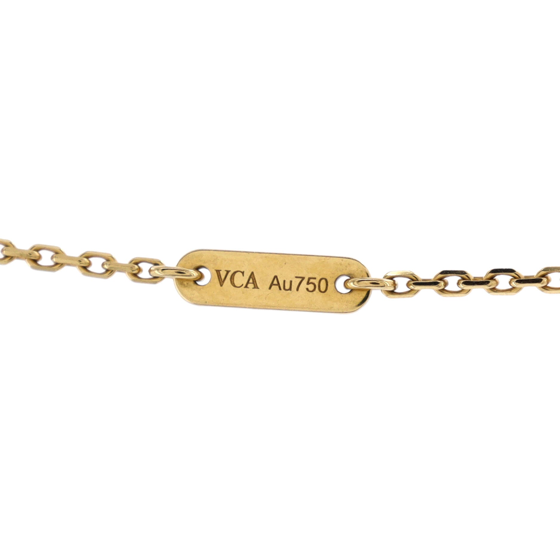 Frivole Pendant Necklace 18K Yellow Gold and Diamond Mini