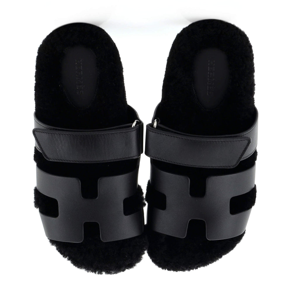Women's Chypre Sandals Leather with Shearling