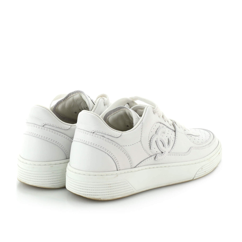 Women's CC Low-Top Sneakers Perforated Leather