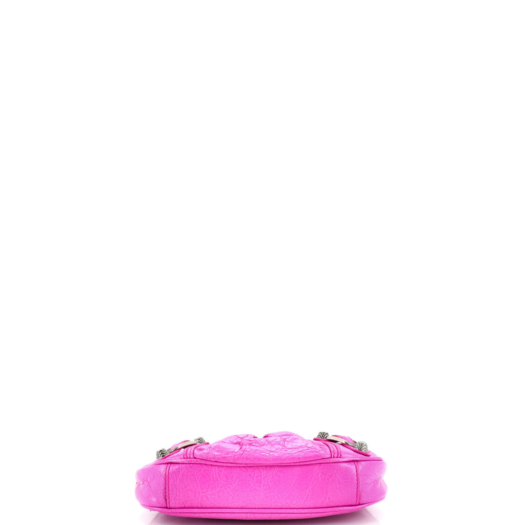 Le Cagole Giant Studs Shoulder Bag Leather Mini