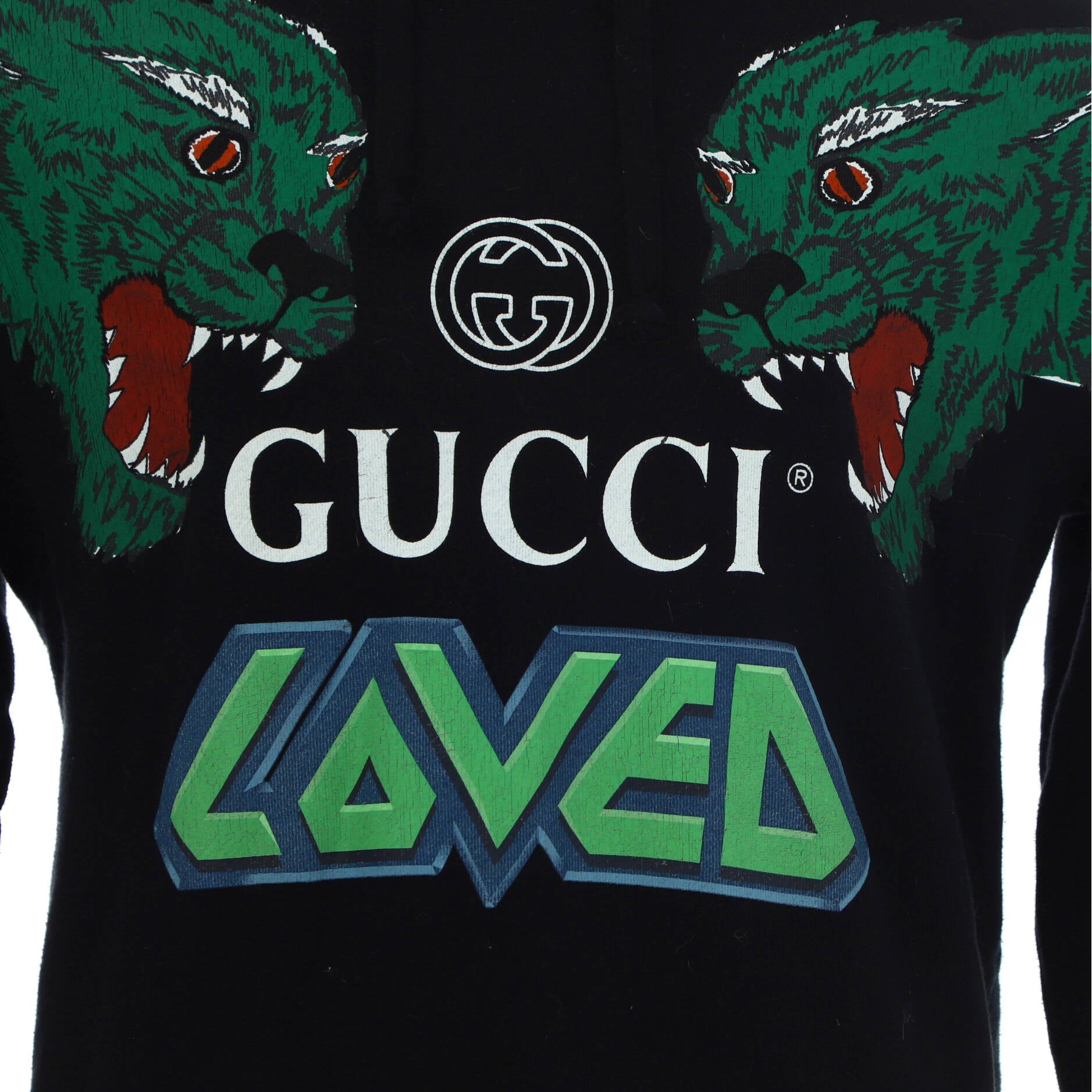 Men's Loved Tigers Hoodie Printed Cotton