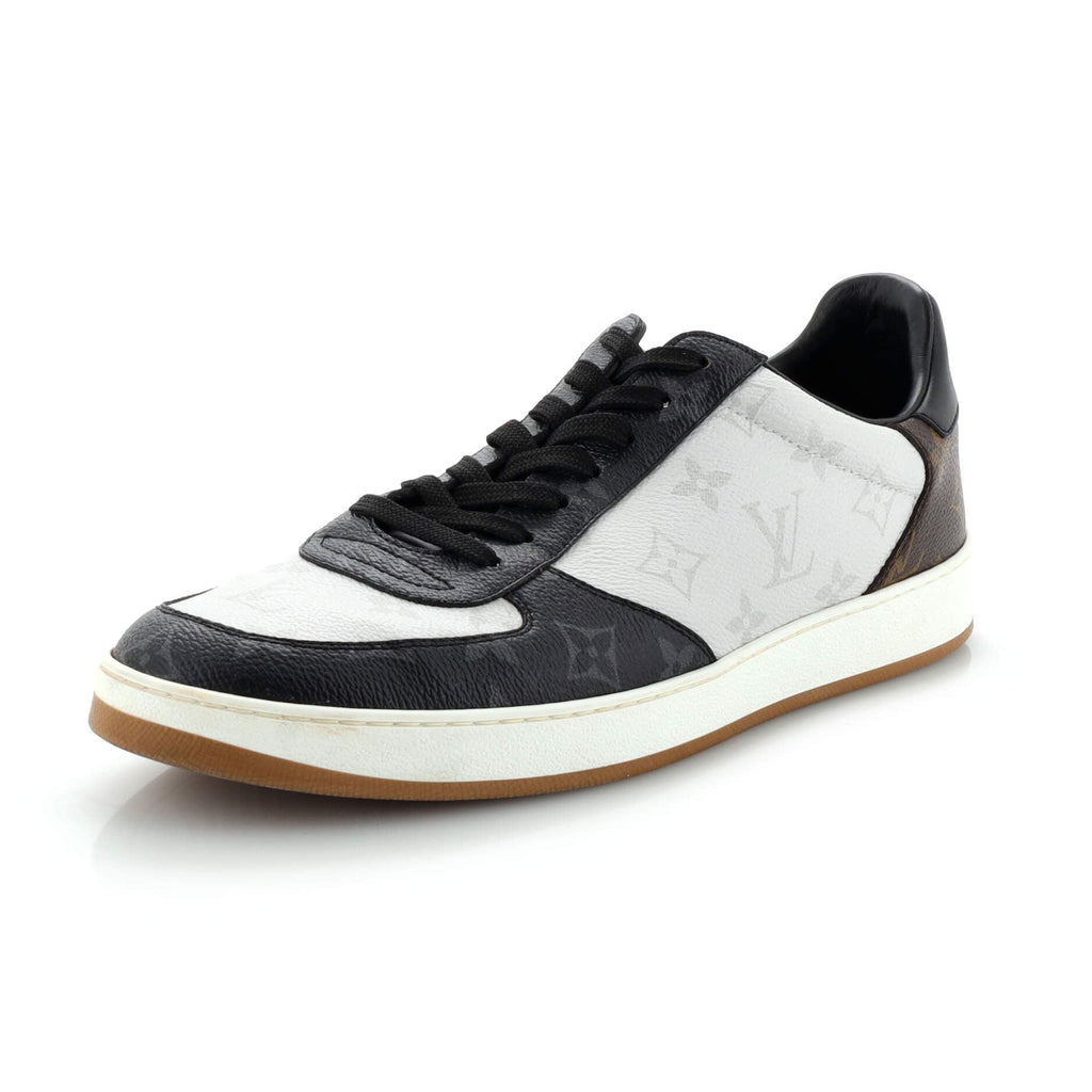 Men's Rivoli Low-Top Sneakers Monogram Eclipse Canvas