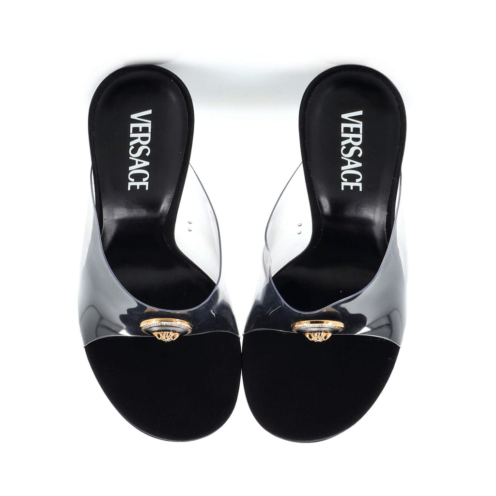 Women's Medusa Stiletto Mule Sandals PVC