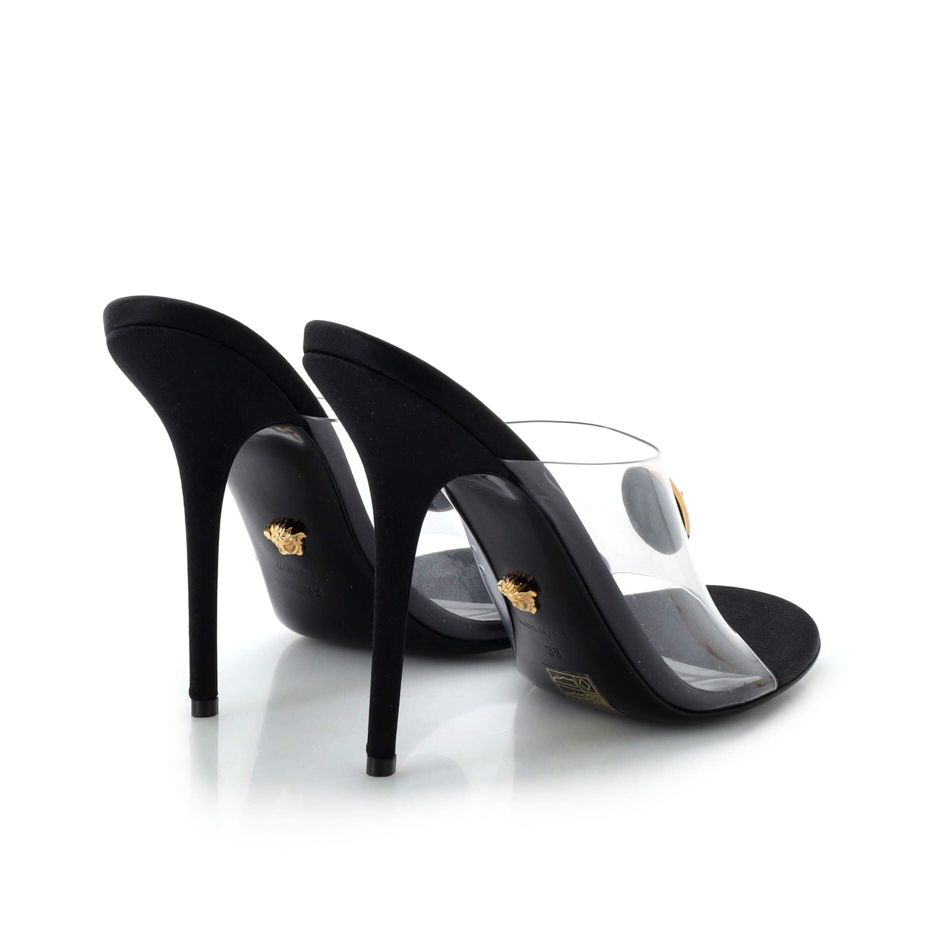 Women's Medusa Stiletto Mule Sandals PVC