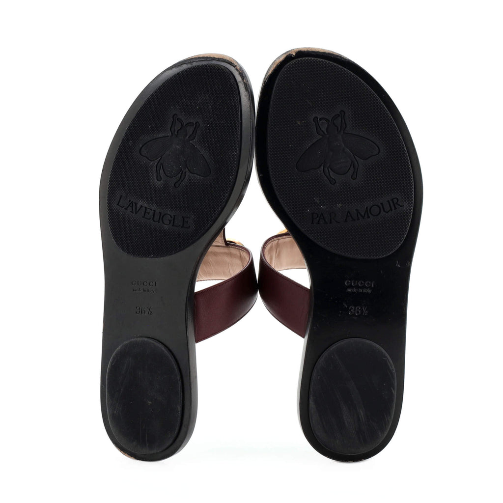 Women's GG Marmont Sandals Leather