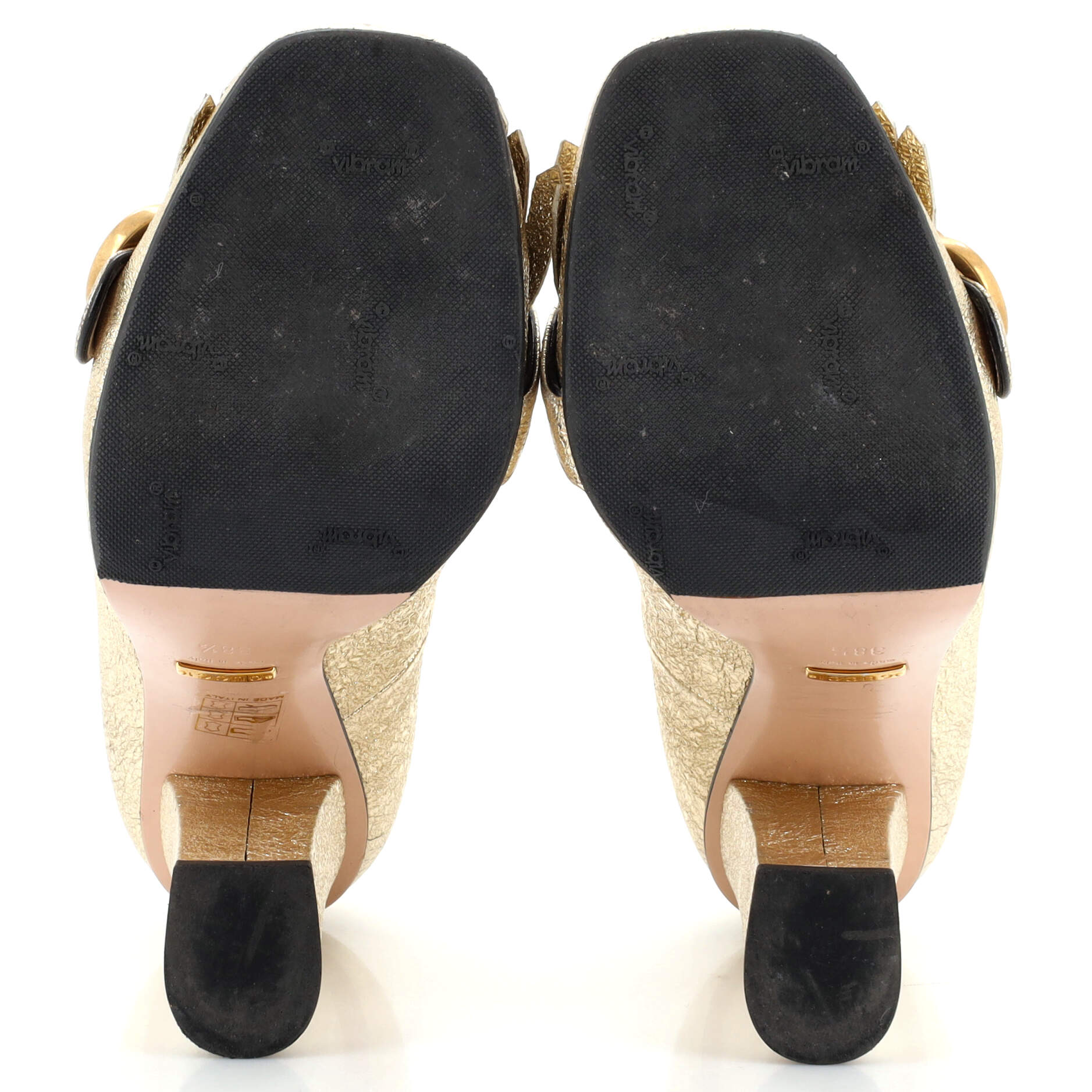 Women's GG Marmont Fringed Pumps Leather