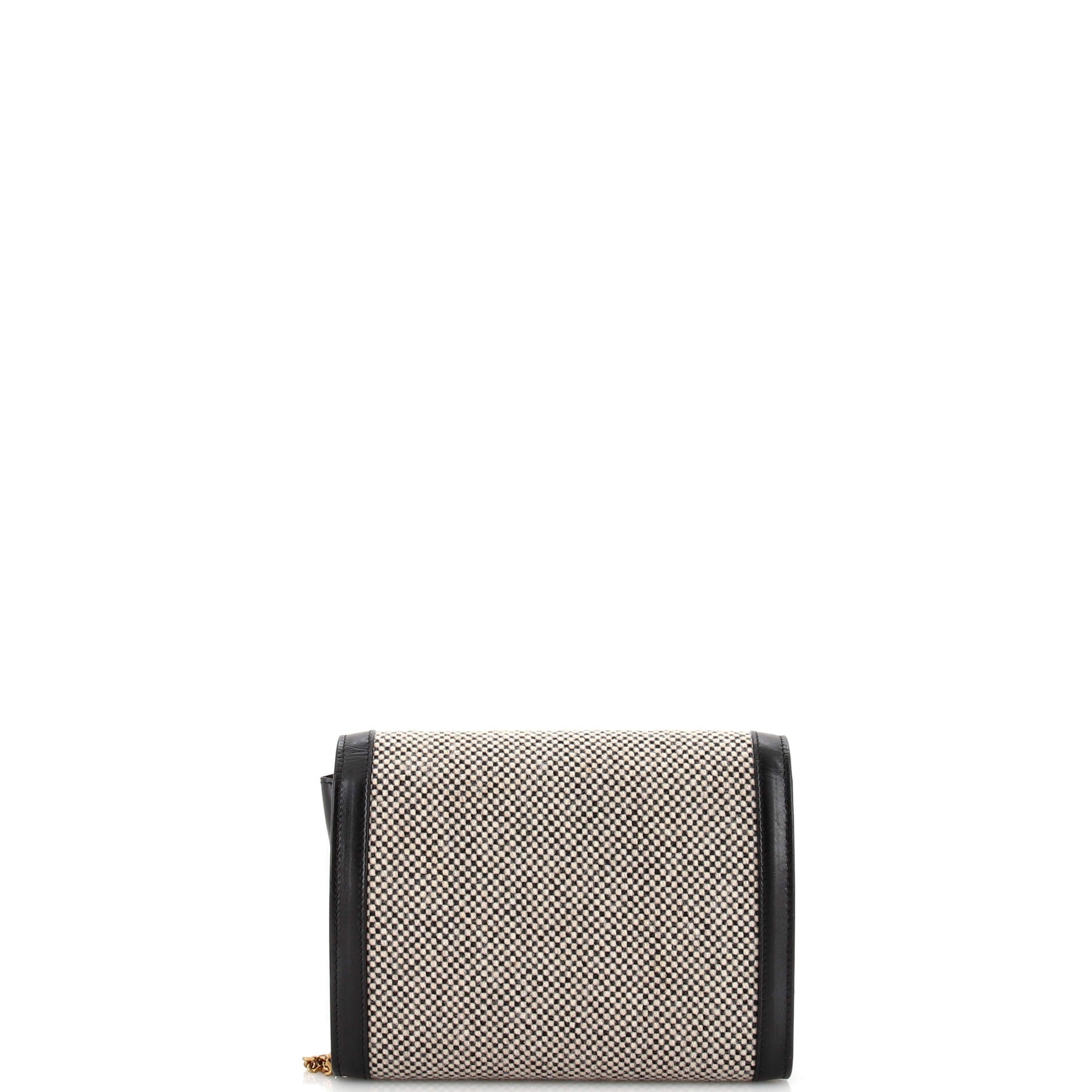 Cassandra Chain Wallet Tweed with Leather Mini