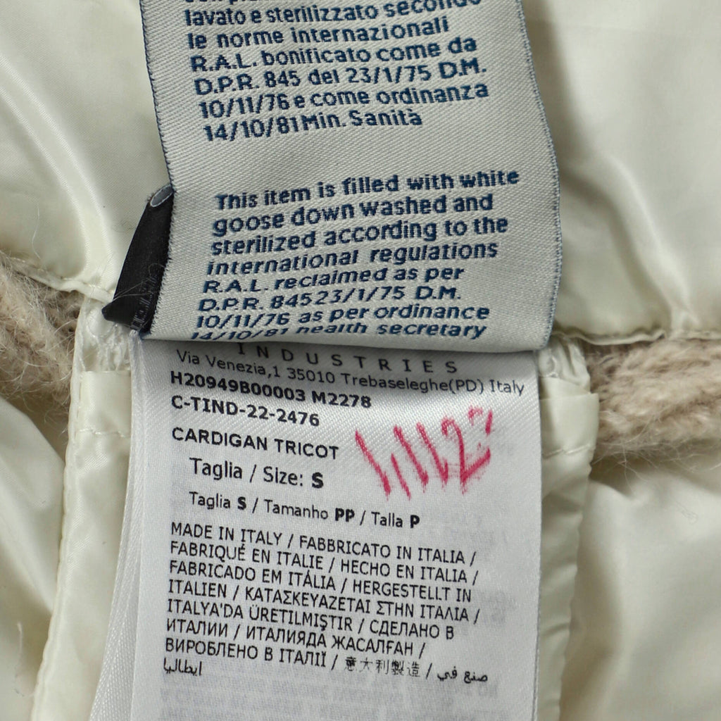 Women's Genius 2 1952 Knit Puffer Jacket Quilted Wool and Mohair Blend with Down