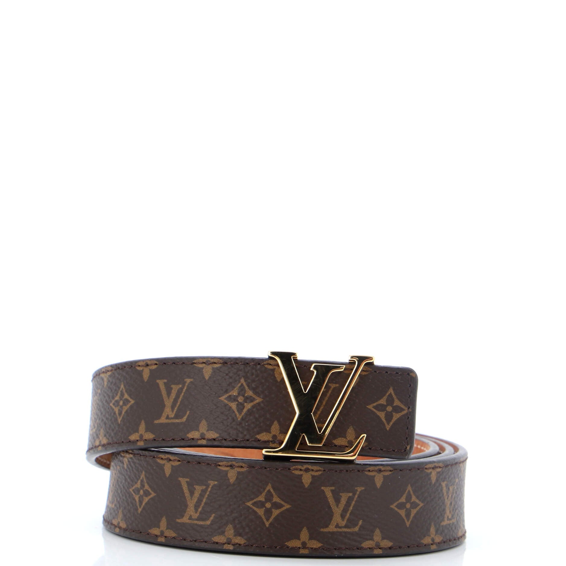 LV Initiales Belt Monogram Canvas Thin 85