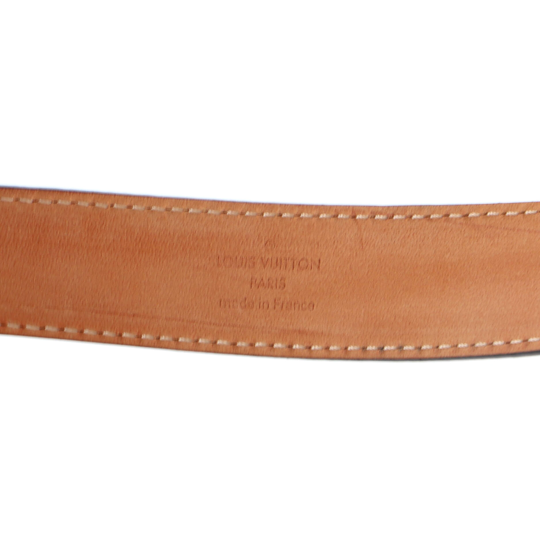 LV Initiales Belt Monogram Canvas Thin 85